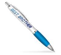 Destination Vinyl ltd Name - BEST BROTHER - Aqua Ballpoint Pen Futuristic Blue #202140