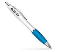 Destination Vinyl ltd Name - DADDY - Aqua Ballpoint Pen Dad Father's Day Father #213188