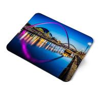 Destination Vinyl ltd Newcastle Quayside England City Flexible Rectangle 5mm Rubber Mouse Mat Pad Office Home Novelty Printed Desk Accessory #51554