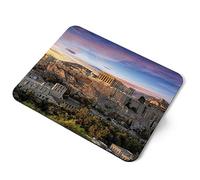 Destination Vinyl ltd Parthenon Temple Acropolis Athens Greece Flexible Rectangle 5mm Rubber Mouse Mat Pad Office Home Novelty Printed Desk Accessory #53124