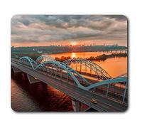 Destination Vinyl Ltd Railroad Bridge Kiev Ukraine Travel Mouse Mat Pad Computer PC Laptop Gaming Office Home Desk Accessory Gadget 24089