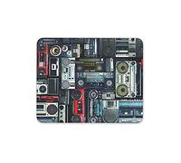 Destination Vinyl Ltd Retro Cassette Player Mouse Mat Pad - Tape Music 80's 90's Computer #14242