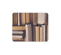 Destination Vinyl Ltd Rustic Books Mouse Mat Pad - Reading Reader Teacher Book Fun Computer #8656