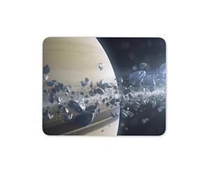 Destination Vinyl Ltd Saturn Rings Mouse Mat Pad - Space Planet Science Astronomy Computer #8864