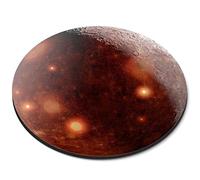 Destination Vinyl Ltd Space Asteroid Planet NASA - Flexible Round 5mm Rubber Mouse Mat Pad Office Home Novelty Printed Desk Accessory 2778