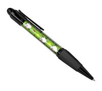 Destination Vinyl Pens Counting Sheep Green Art Print Cover Black Ballpoint Pen - Student #15581