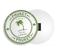 Destination Vinyl Phuket Thailand Fridge Magnet - Palm Tree Beach Travel Souvenir #4589