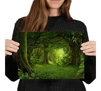 Destination Vinyl Posters A4 - Beautiful Ancient Forest Woods History Art Print 29.7 X 21 cm 280gsm satin gloss photo paper #8294