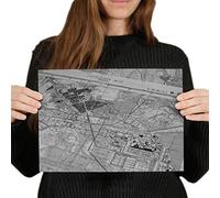 Destination Vinyl Posters A4 - Chernobyl Pripyat Russian Map Art Print 29.7 X 21 cm 280gsm satin gloss photo paper #38293