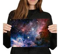 Destination Vinyl Posters A4 - Nebula Galaxy Space NASA Art Print 29.7 X 21 cm 280gsm satin gloss photo paper #8945