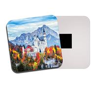 DestinationVinyl 1 x Neuschwanstein Castle Fridge Magnet - German Germany Mountains Travel #8854
