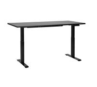 Beliani Electric Adjustable Standing Desk DESTINES Black 160 cm 72 cm, Black