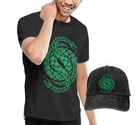 Destiny 2 Men's T Shirt and Baseball Cap Classic Personality Set Combination Black