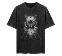 Destiny 2 Skull Mens T-Shirt Printed Graphic Top Unisex Black Tee 3XL