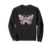 Destiny Butterfly - Personalized Cute Name Word Art Sweatshirt