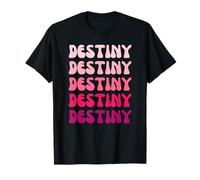 Destiny First Name Minimalist Design T-Shirt
