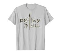 Destiny is All T-Shirt, Men, Silver Grey, 3X-Large