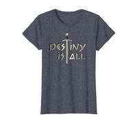 Destiny is All T-Shirt, Women, Heather Blue, X-Small