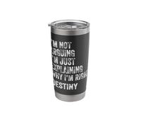 Destiny Quote Funny Birthday Custom Name Idea Engineer Stainless Steel Insulated Tumbler