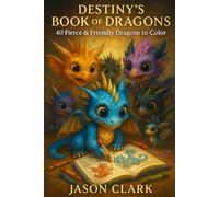 DESTINY’S BOOK OF DRAGONS: 40 Fierce & Friendly Dragons to Color (Creatures & Curiosities Coloring Series)