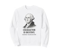 Destiny Starts With Character George Washington Sweatshirt