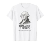 Destiny Starts with Character George Washington T-Shirt