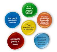 Destiny Stones I, Create Your Own Future With These Encouraging and Motivational Messages on Glass Stones. Packaged in Deluxe Gift Box by Lifeforce Glass.
