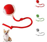 destinyD Electric Dog Ball Toy, Self-Rolling Interactive Pet Ball for Dogs & Cats, 360° Automatic Self-Moving on All Surfaces (Red)