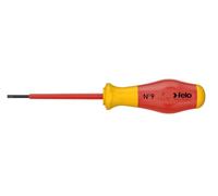 Destornillador aislado VDE Felo Serie Nº 9 2.5x0.4x75mm.