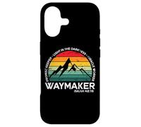 Destressed Way Maker Miracle Worker Light in the Darkness Case for iPhone 17