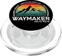 Destressed Way Maker Miracle Worker Light in the Darkness PopSockets PopGrip for MagSafe