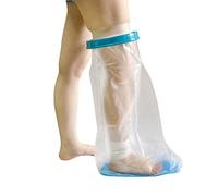 DESTRIC Non-Slip Waterproof Leg Cast Cover for Shower,Cast and Bandage Protector for Bathing,Watertight Plastic Protection Reusable Seal for Broken Leg Knee Foot Ankle Wound