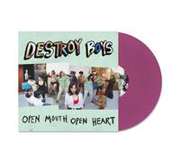 Destroy Boys : Open Mouth, Open Heart VINYL 12" Album Coloured Vinyl (Limited
