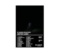 Destroy Lonely If Looks Could Kill Music Album Cover Poster Canvas Poster Wall Art Decor Print Picture Paintings for Living Room Bedroom Decoration 16x24inch(40x60cm)