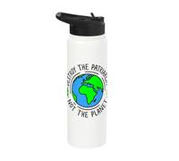 Destroy The Patriarchy Not The Planet Feminism Feminist Girl Stainless Steel Insulated Water Bottle