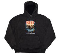 Destroyer 3D Logo Stone Wash Pull Over Hoodie Kiss Charcoal XL