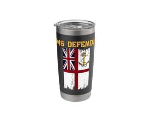 Destroyer HMS Defender D36 Warship Veterans Day Father's Day Stainless Steel Insulated Tumbler
