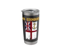 Destroyer HMS Edinburgh D97 Warship Veterans Day Fathers Day Stainless Steel Insulated Tumbler