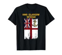 Destroyer HMS Glasgow D88 Warship Veterans Day Father's Day T-Shirt