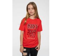 Destroyer Sketch Band Logo T Shirt Kiss Red 9-10 Years