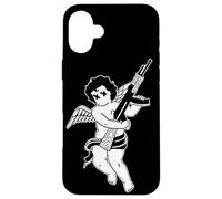 Destroying Angel Avenging Blackwork Minimal Case for iPhone 16 Plus