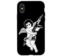 Destroying Angel Avenging Blackwork Minimal Case for iPhone X/XS