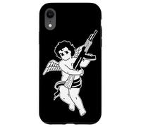 Destroying Angel Avenging Blackwork Minimal Case for iPhone XR