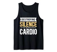 Destroying Silence is My Cardio - Euphonium Tank Top