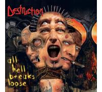 Destruction – All Hell Breaks Loose – Tears of Blood Dotted Splatter Vinyl