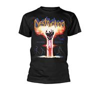 Destruction Men's Infernal Overkill Band Logo T Shirt, Black, Size S
