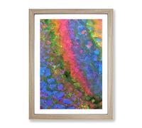 Destruction Of Light Abstract Framed Print | A3 Oak Framed Wall Art | Ready to Hang | Abstract Fantasy Picture | Living Room Bedroom Lounge Office
