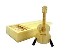 Desuerte Wooden Bamboo Guitar USB Flash Drive Gift USB Thumb Pen Drive USB Memory Stick with Bamboo Gift Box 16GB
