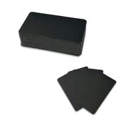 Desuibao 120pcs Mini Colored Index Cards Notecards, 5 x 9 cm Blank Flash Cards, Pastel Note Cards Cute, Unlined Small Business Message Card Flashcards for Studying Learning Writing Word (Black)