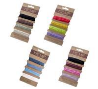 Desuibao 16 Colors 80 Yard Hemp Cord for Jewelry Making 1 mm, Waxed Hemp String Twine for Crafts, Wax Flax String Cord, Macrame Polyester Thread Cord for Bracelet Making Beading, A